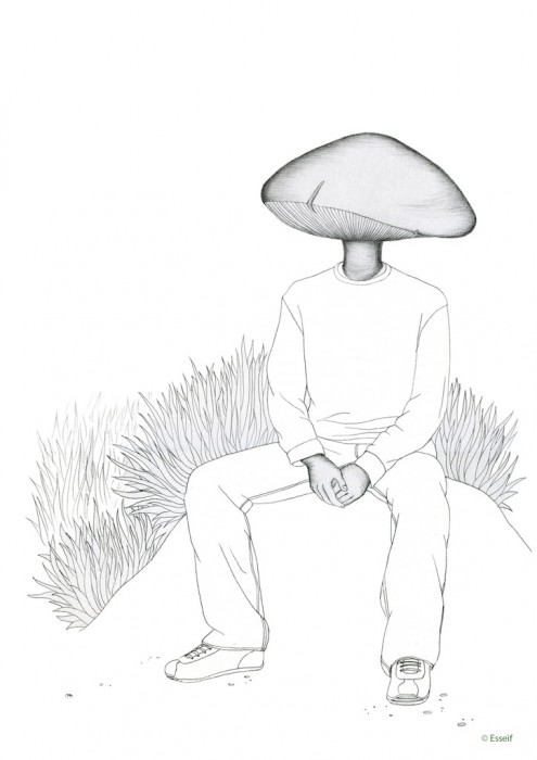 "Mushroom man" (Forest People)